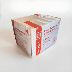 Clear Medical Vinyl Exam Gloves Latex-Free & Powder-Free 1000 Gloves Sz XL - Picture 1 of 3