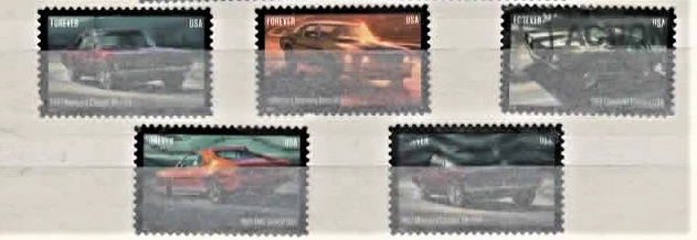 USA 2022 used  Set of Pony Cars Condition Fine - Image 1 of 1