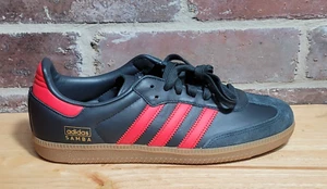 Nuove Adidas Originals Samba OG Carbon Better Scarlet IG6173 da uomo taglia 9,5 - Foto 1 di 5