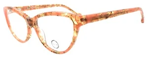 Aura Eyewear Talullah ORG Women's Glasses Frames Cat Eye 56-15-140 Orange Havana - Picture 1 of 3