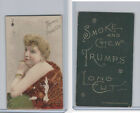 N457 Trumps coupe longue, cartes à jouer, dos noir, 1890, bêche 2