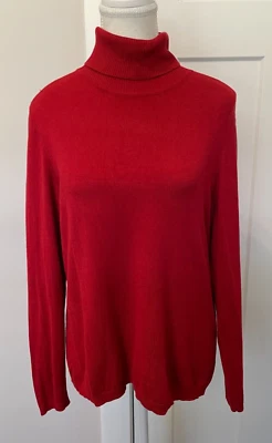 SUÉTER CHICOS Mujer Manga Larga ROJO Cuello Alto Talla 1 (M/8) Foto 1 de 4