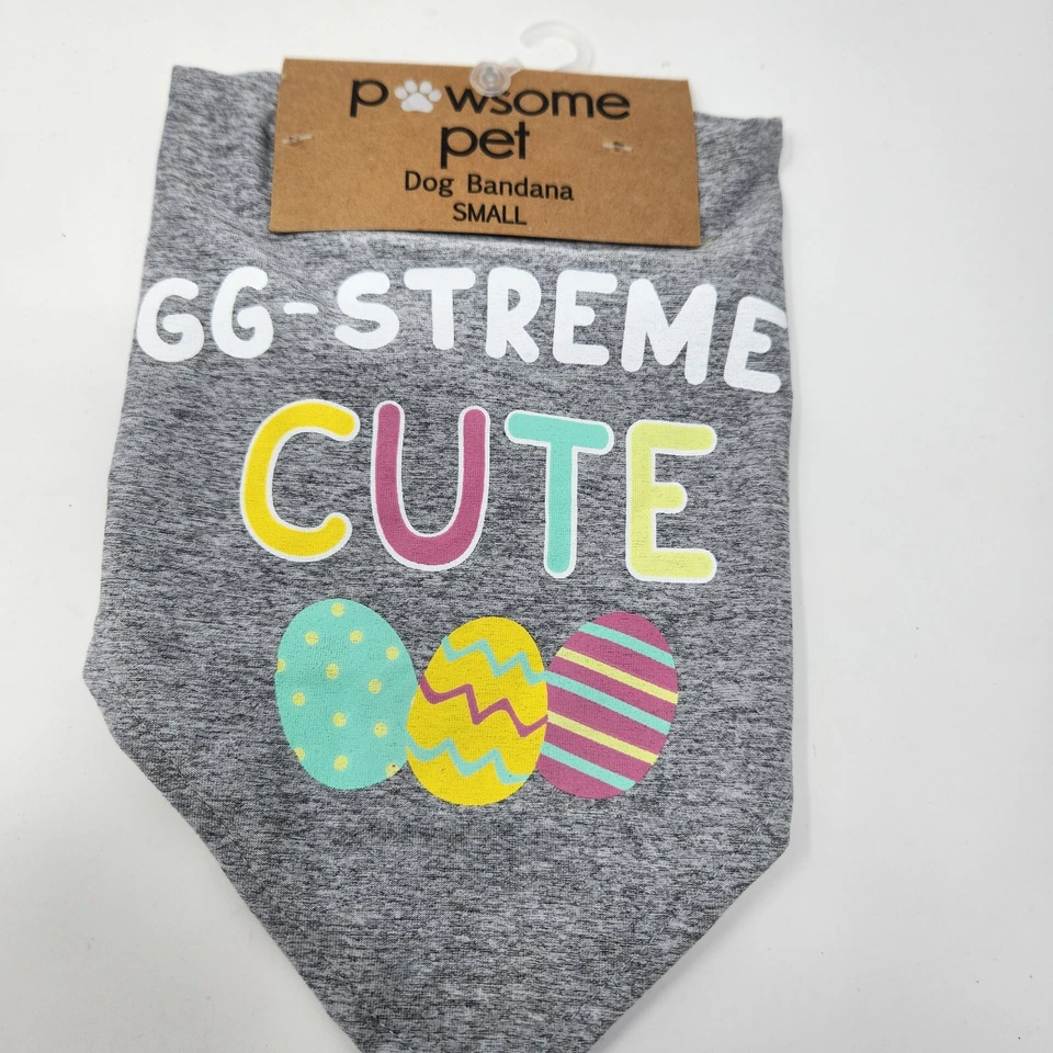 Pawsome Pet Dog bandana small Easter Egg stremely Cute - Image 1 of 1