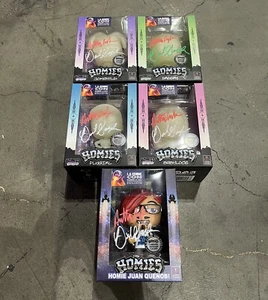Homies Big Headz LACC 2023 Signed 1 of 360 Pieces SET OF 5 Juan Quenobi Series 3 - Picture 1 of 4