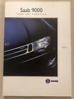 Broschüre Buch Prospekt Saab 9000 Form und Funktion Turbo 2,3 Aero Tuning 1992