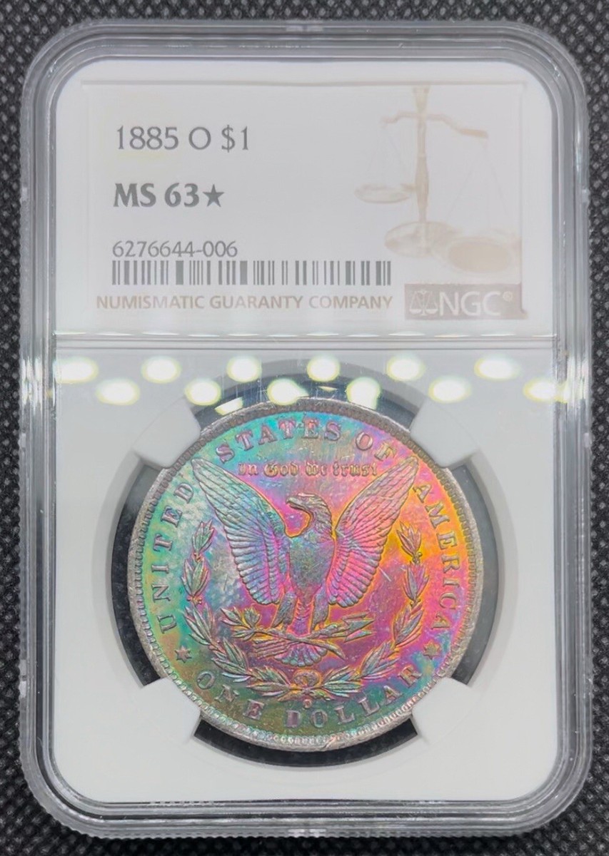 1885 O $1 モルガン・ドル MS 63 1885-O Morgan Silver Dollar $1 - NGC MS-63 | eBay