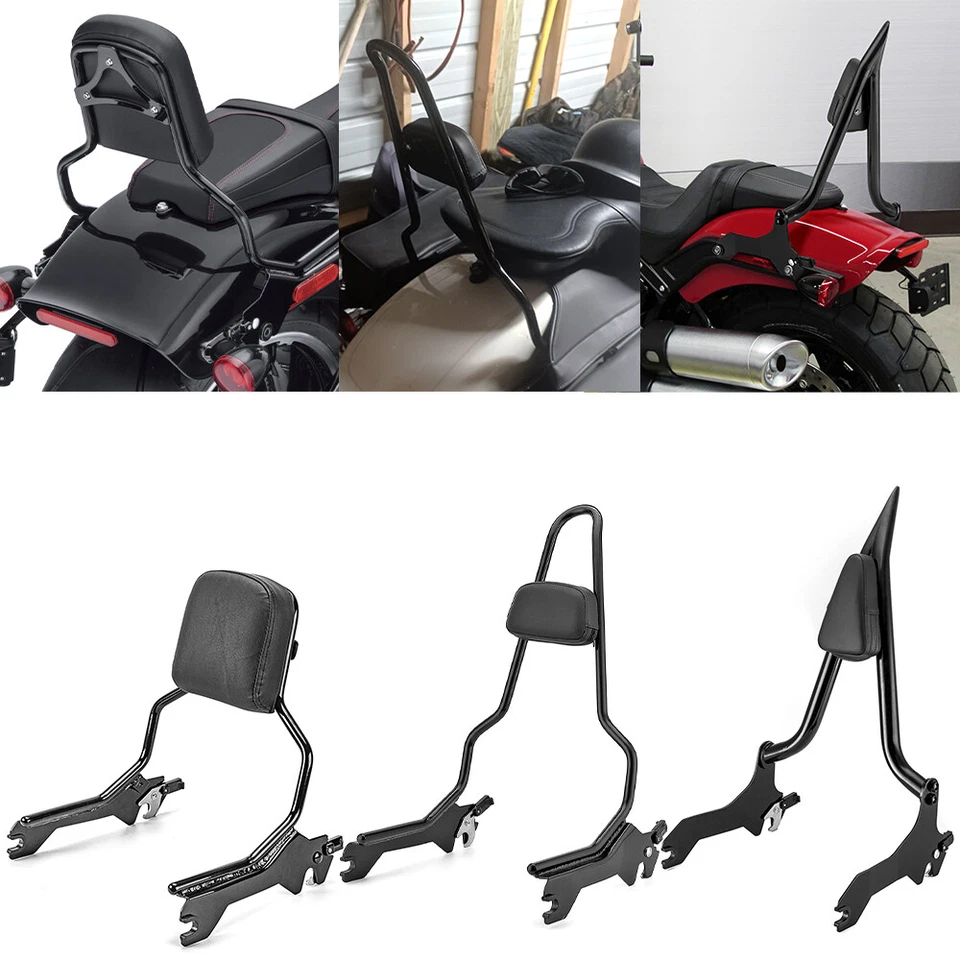 16" 22" 25" Tall Backrest Sissy Bar For Harley Breakout FXBRS Fat Boy 2018-2025 - Imagem 1 de 1
