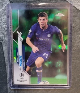 2019 Topps Chrome UCL Sapphire Christian Pulisic #47 Green /75 🔥🔥💥💥 - Picture 1 of 2