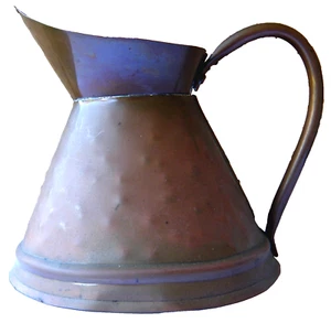 Antique Small English Copper Ale-Beer Measuring Jug - Picture 1 of 9
