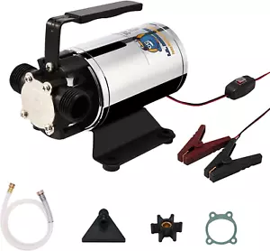 Water Transfer Pump 12V 330GPH, Auto Portable Electric Utility Water Pump Self- - Picture 1 of 12