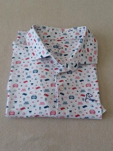 Rhoback Polo Shirt Mens Large Football Game Day Crave Activity Performance - Picture 1 of 8