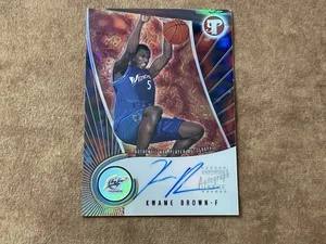 2001-02 Topps Pristine Basketball Kwame Brown Auto RC #A-KB Washington Wizards - Picture 1 of 4