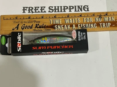 SEBILE SLIM PUNCHER 100 TAMAÑO 4" Y 1/2 OZ SUSPENSIÓN JERKBAIT AYU COLOR NUEVO EN PAQUETE Foto 1 de 4