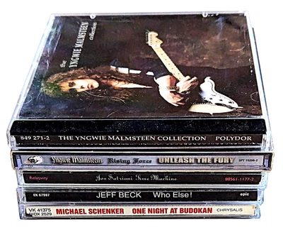 Guitar Masters CD Lot Jeff Beck Yngwie Malmsteen Joe Satriani Michael Schenker Foto 1 de 4