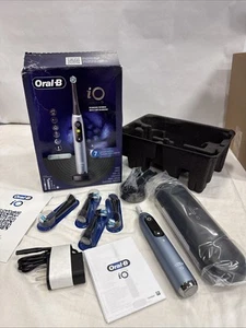 Oral-B iO Series 9 Electric Toothbrush with 4 Brush Heads, Aqua Alabaster - Picture 1 of 9