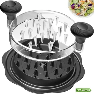 Trituradora de pollo de 10" sin BPA, negra, herramienta de cocina - Imagen 1 de 7