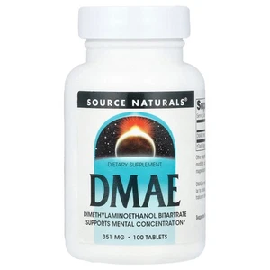 DMAE , 351 mg , 100 Tablets - Picture 1 of 2