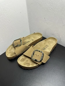 Birkenstock Madrid Camo Big Buckle hellbraun Leder Größe 40 US L9/M7 - Bild 1 von 9