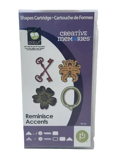 Cricut Cartridge Reminisce Accents Creative Memories Shapes Cartridge - Open Box - Picture 1 of 13
