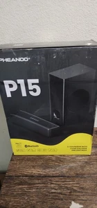 PHEANOO P15 140w 2.1 Compact Sound Bar with Subwoofer NOB - Picture 1 of 12