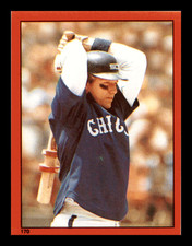 1982 Topps Stickers Carlton Fisk HOF Chicago White Sox #170 Centered Mint