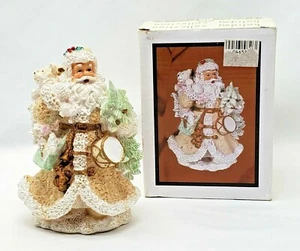 Cedar Creek Collection / Kirkland Stores Pastel Santa With Tree and Gifts w/Box - Picture 1 of 6