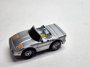 Vintage Funrise Micro Machines 1980's Chevrolet Chevy CORVETTE Silver mini Car - Picture 1 of 6