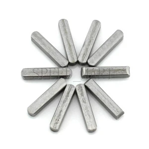 10 pz chiave di allineamento pin stretto 5*5*8 mm acciaio per raccordo puleggia asse motore - Foto 1 di 4