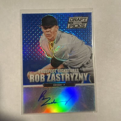 2013 Panini Prizm Perennial Auto Prospect Blue #54 Rob Zastryzn /75 - Image 1 of 2
