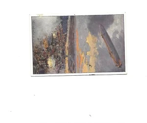 Zeppelin / 29.4.15 Zeppelin über Antwerpen, farbige Karte, bedarfsverwendet  - Bild 1 von 2