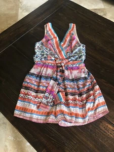 American Rag Cie Women’s Multicolor Sleeveless Shorts Jumper Size XS - Picture 1 of 6