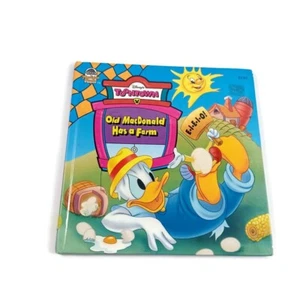 Vintage Disney Toontown Old MacDonald Has A Farm Kids Hardback -90s*MINOR WEAR - Picture 1 of 13