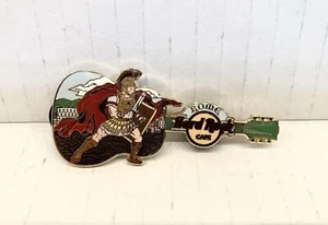 Hard Rock  Cafe ROME GLADIATOR / ROMAN SOLDIER Guitar Pin - Picture 1 of 6