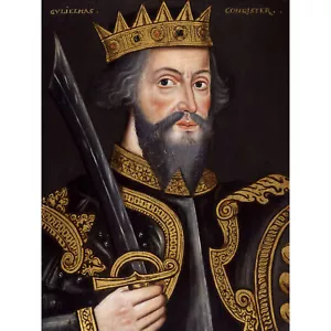 King William I Conqueror England Royal Historic Painting Large Canvas Art Print - Picture 1 of 5