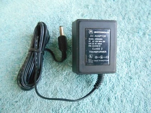 MOTOROLA AC ADAPTER NRN5469 OUTPUT 9VAC 100mA - Bild 1 von 8