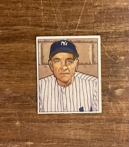 1950 Bowman #217 Casey Stengel No Creases