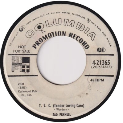 ZAG PENNELL “T.L.C (Tender Loving Care)” COLUMBIA (1955) - Image 1 of 2