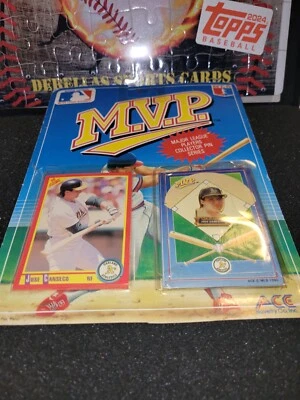 Jose Canseco MVP Major League Players Collectible Pin Series 1990  - Image 1 of 3