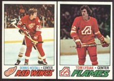 1977 - 1978 TOPPS HOCKEY - YOU PICK NUMBERS #133 - #264 - SHARP - NMMT 
