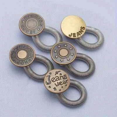 5 Pcs Button Extender for Trousers, Button Waist Extender, Pants Waist Extender - Image 1 of 4