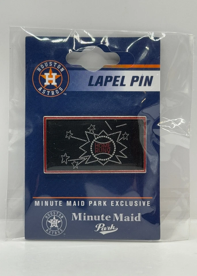 HOME RUN BASEBALL SCOREBOARD Houston Astros Minute Maid Park Exclusive Lapel Pin - Image 1 of 1