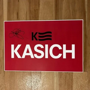Signed John Kasich Poster w/ Proof (President Candidate Politics Autograph) - Picture 1 of 3