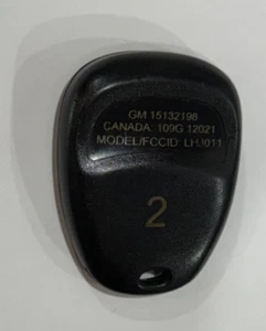 GM GMC Chevy Cadillac OEM Keyless Entry Keyfob 4B Driver 2 LHJ011 GM: 15132198 - Picture 1 of 2