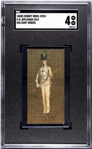 1880s N224 Kinney Bros US Rifleman 1813 SGC 4 Sweet Caporal - Military Series - Picture 1 of 2