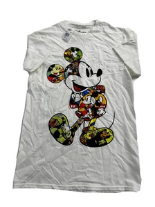 T-shirt Disney piccola bianca manica corta Topolino motore pazzo piccoli-MARCHI LEGGI - Foto 1 di 13