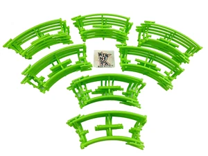 28 Knex Green Curved Ball Tracks for K'nex Motorized Madness Machine Factory - Picture 1 of 4