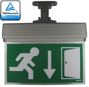LED Fluchtweg Notleuchte Notlicht Fluchtwegleuchte Notausgang Notbeleuchtung NEU - Bild 1 von 7