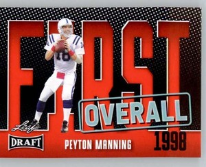 2023 Leaf Draft Football Parallel Red - Click Dropdown to Collect.