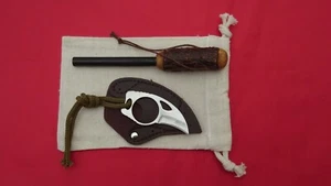Feuerstahl Survival Geschenk Feuer Fire Starter Anzünder Notfall Feuerzeug - Bild 1 von 12