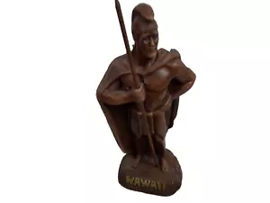 King Kamehameha I Figure Made in Hawaii Coco Joes - Foto 1 di 6